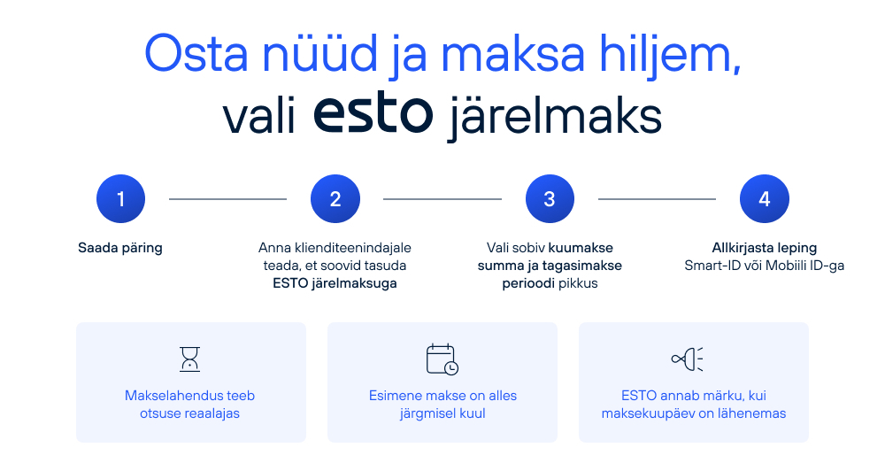 Järelmaks – maksa hiljem